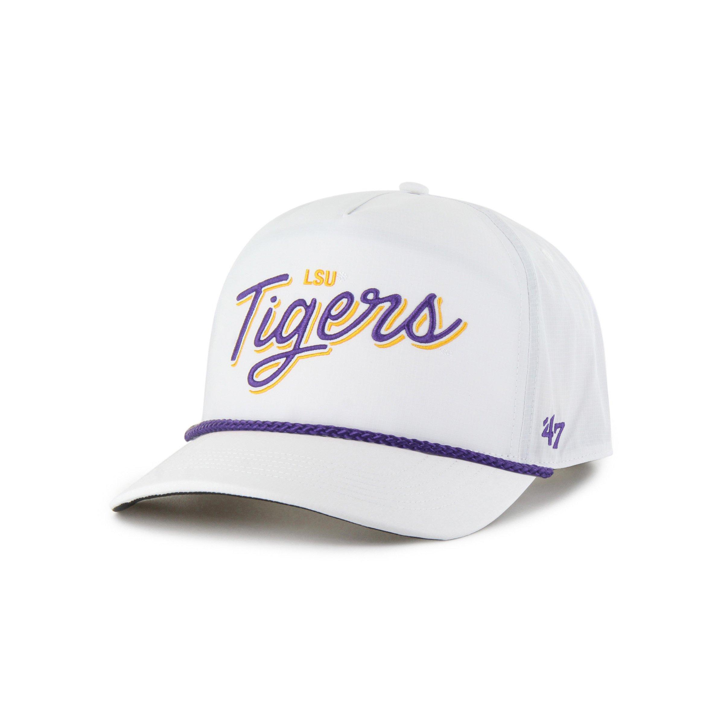 47 LSU Tigers Fairway Hitch Snapback Hat - White - WHITE